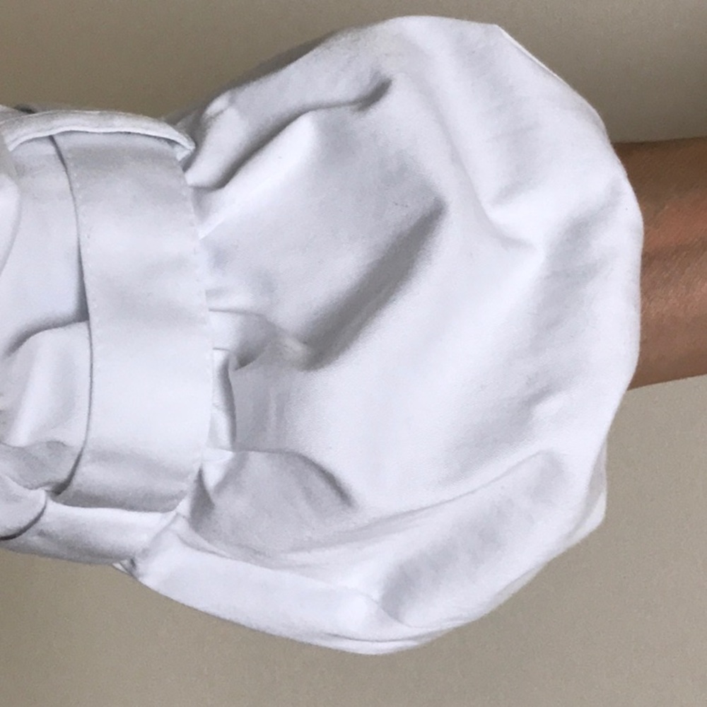 Bcbgeneration Puff Sleeve Top Jacket Lined Cotton - image 4